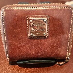 Dooney & Bourke Brown Leather Wallet